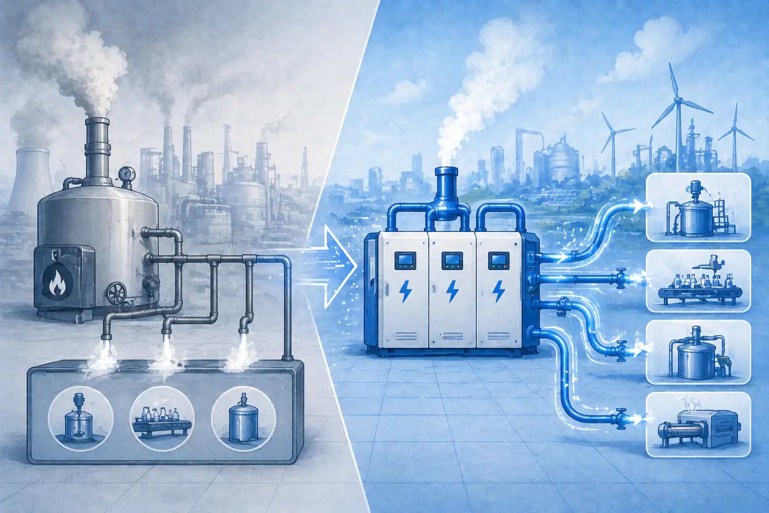 El error nº1 en la electrificación del vapor industrial (y cómo evitarlo)