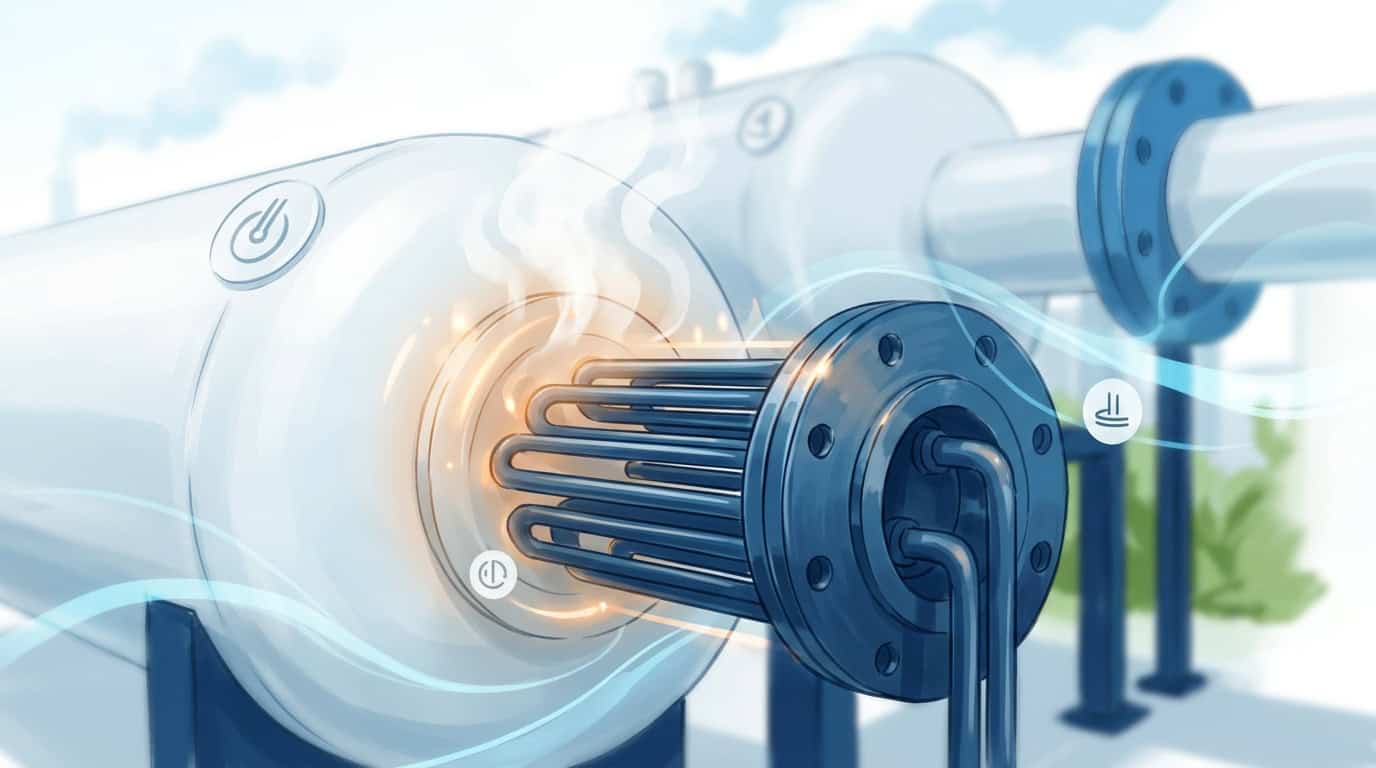 Agua caliente presurizada con resistencias eléctricas: claves de diseño de un depósito industrial