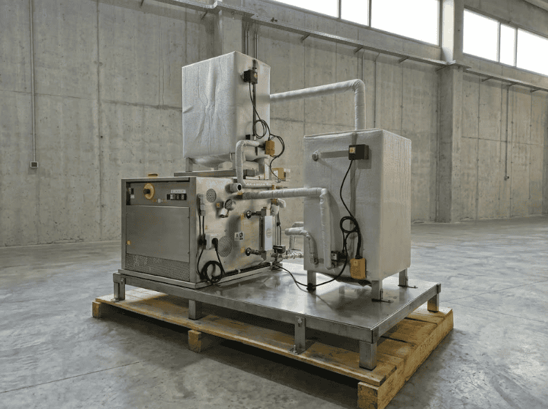 Skid-mounted steam sterilizer for disinfecting seedling trays 8 Giconmes industrial steam generators Controlled Humidification of Calenders in the Manufacture of Technical Film