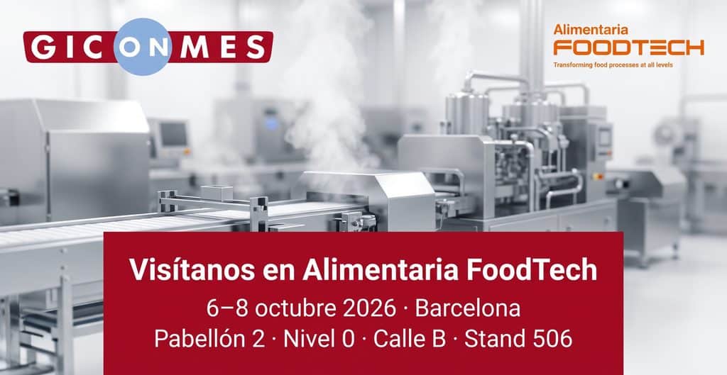 Giconmes en Alimentaria FoodTech 2026: vapor eléctrico para la industria alimentaria. Stand 506, Pabellón 2 2 Generadores de vapor industrial Giconmes Giconmes en Alimentaria FoodTech 2026: vapor eléctrico para la industria alimentaria. Stand 506, Pabellón 2 Gemini Generated Image pqsthopqsthopqst. Generadores de vapor industrial Giconmes